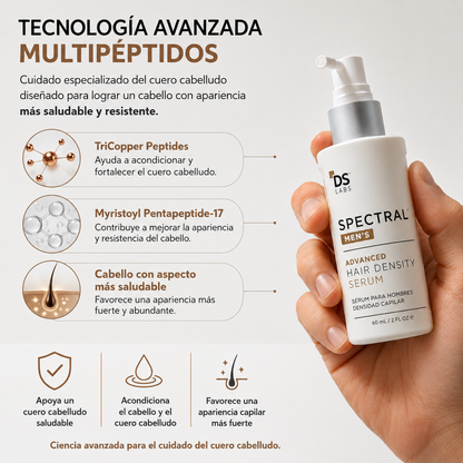Spectral Men`s, recupera una apariencia más poblada en barba y entradas.