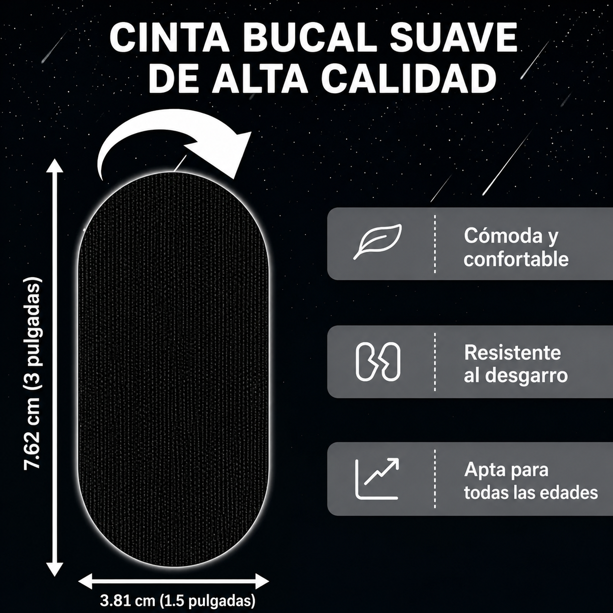 Cinta anti ronquidos y sueño profundo