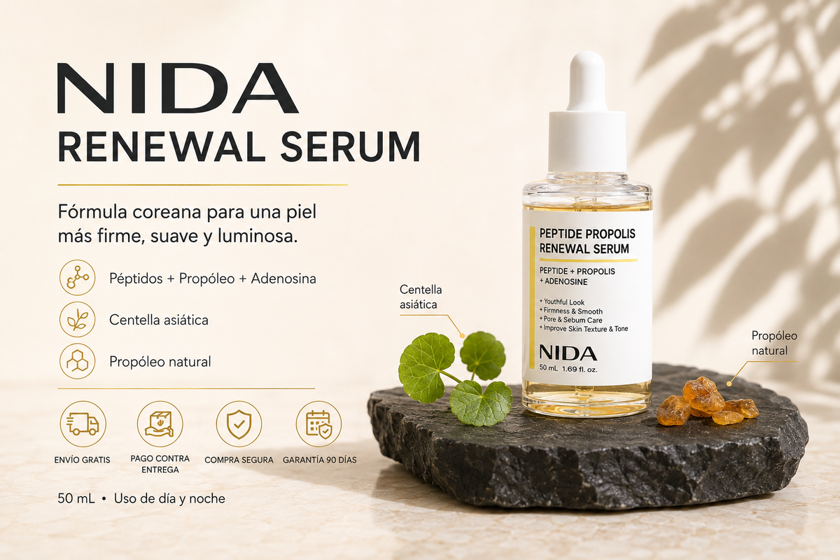 SERUM RENOVADOR PÉPTIDOS Y PROPOLEO
