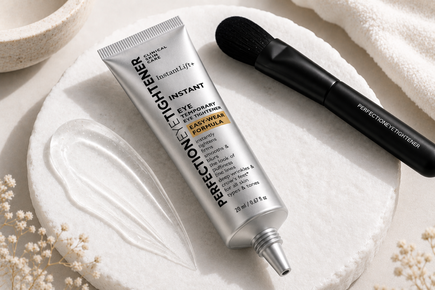 GEL TENSOR REJUVENECEDOR-RECUPERA UNA MIRADA MÁS FIRME, ELIMINA OJERAS, BOLSAS Y LINEAS DE EXPRESION.