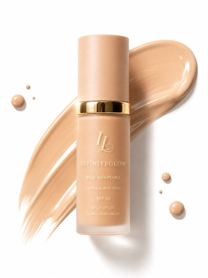 BASE DE MAQUILLAJE ANTIEDAD CON SPF 50 – SE ADAPTA A TU TONO DE PIEL, SUAVIZANDO ARRUGAS Y MANCHAS